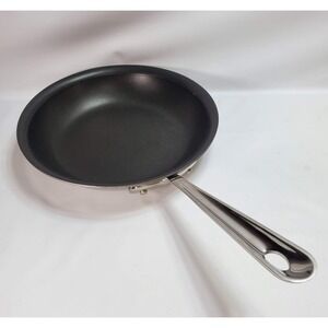 All-Clad 8 Inch Nonstick Fry Pan Skillet USA Stainless Handle Chrome Bottom